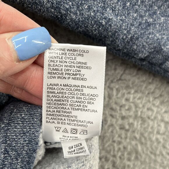 Tommy Bahama Sweatshirt Mens XL Blue Gray Colorblock Relaxed Logo Pullover - Picture 7 of 12